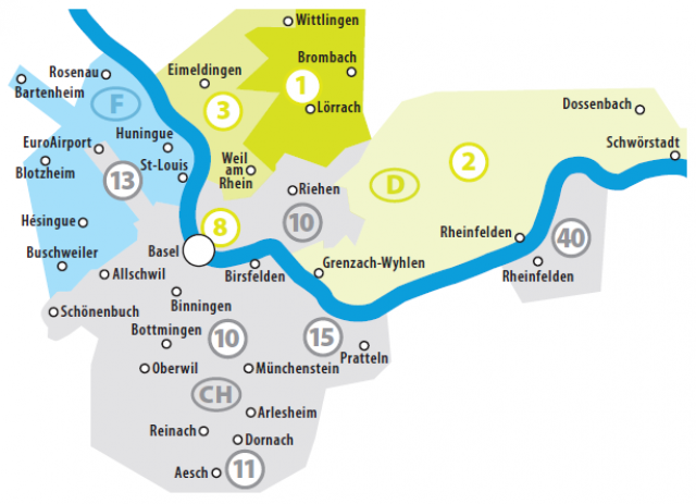 Switzerland - Germany - France – Tarifverbund Nordwestschweiz